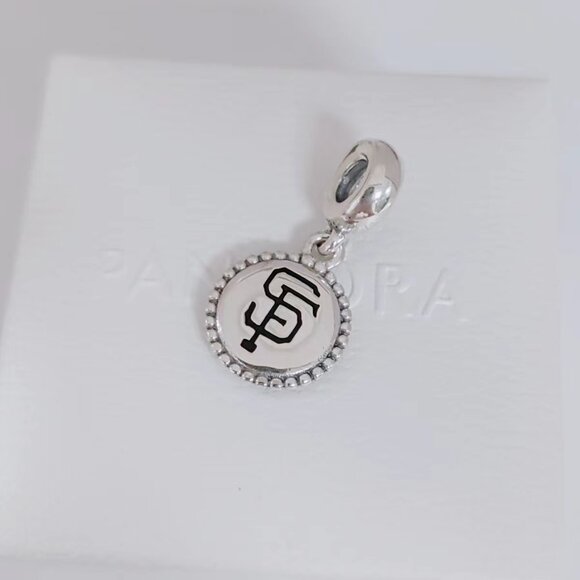 Pandora San Diego Padres MLB Logo Exclusive Dangle Charm with box - Picture 4 of 8